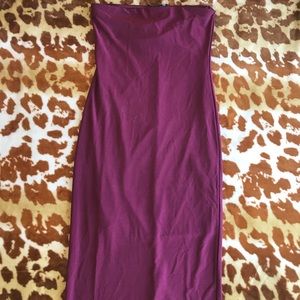 Forever 21 Burgundy Bodycon Dress